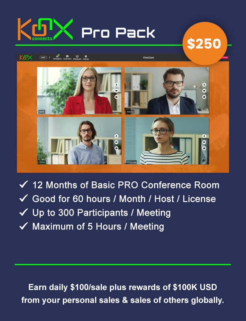 Earn $100/sale with KonX Pro Pack for $200