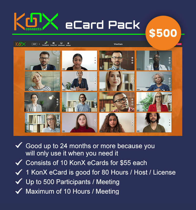KonX eCard Pack $500