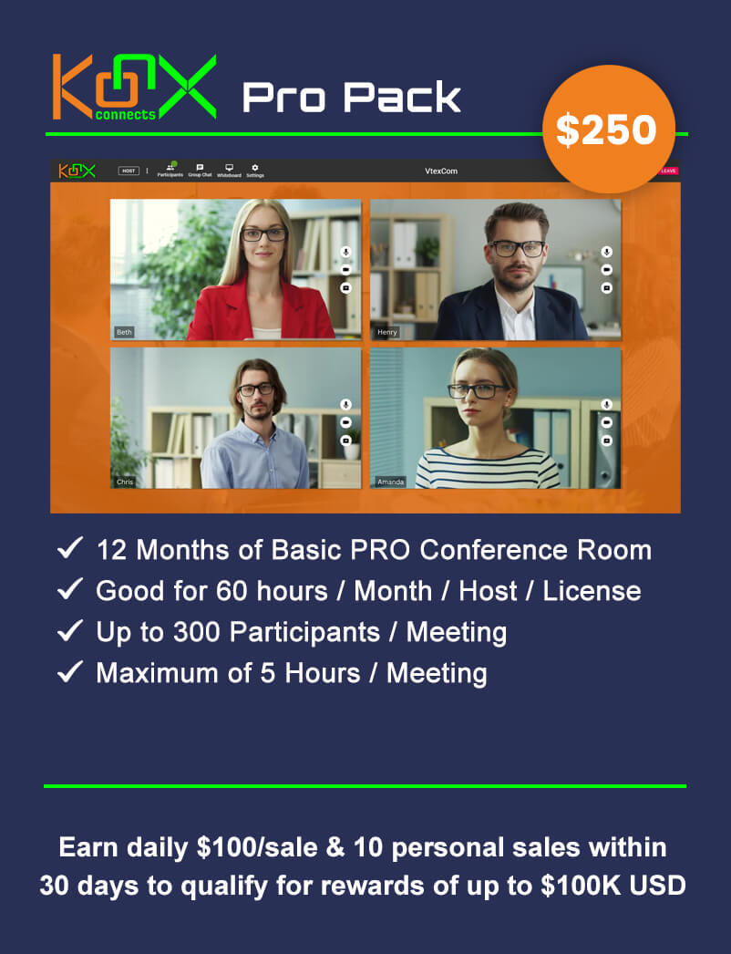 Earn $100/sale with KonX Pro Pack for $200